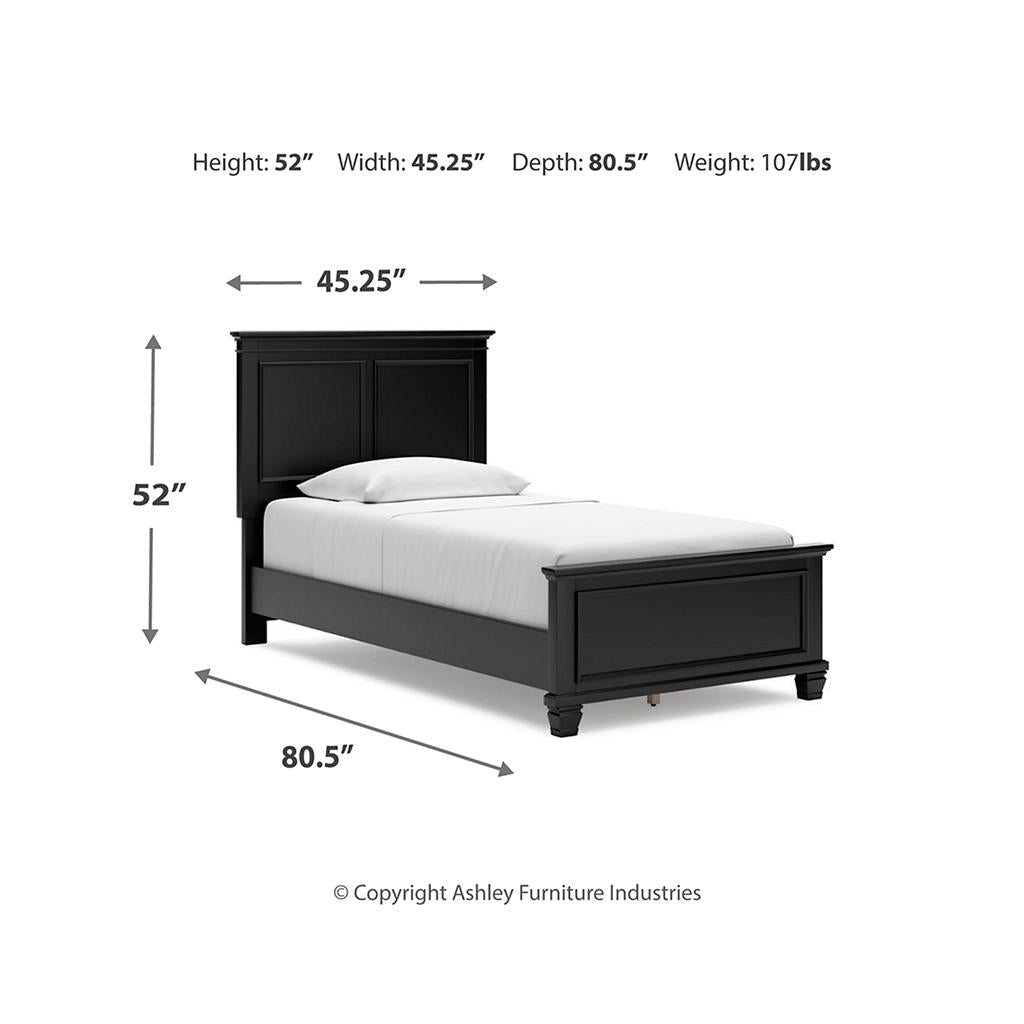 Lanolee Twin Panel Bed and Chest Signature Design by Ashley® Uncategorized