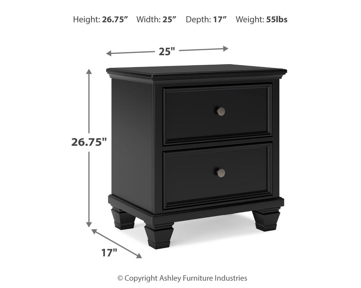 Lanolee Cal King Panel Bed, Dresser, Chest and 2 Nightstands Signature Design by Ashley® Bedroom