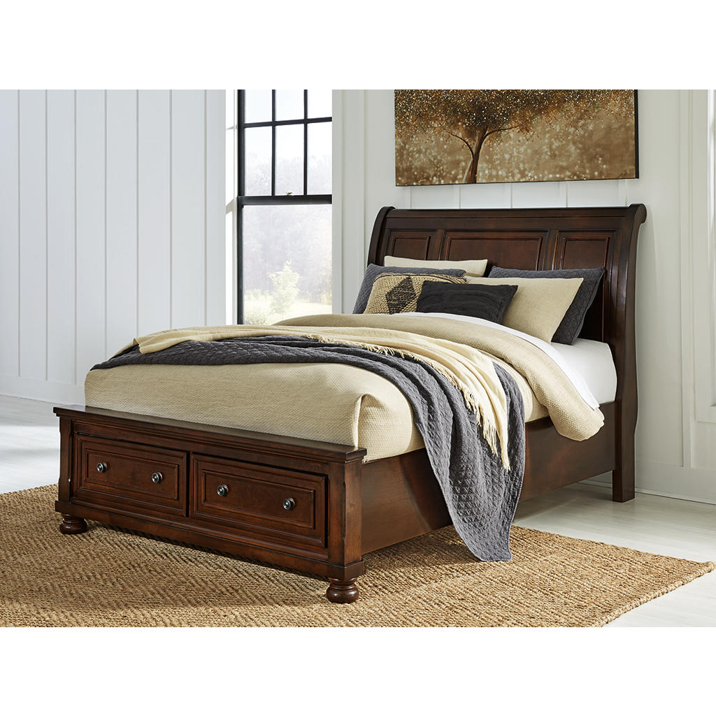 Porter Queen Sleigh Storage Bed Millennium® By Ashley Bedroom