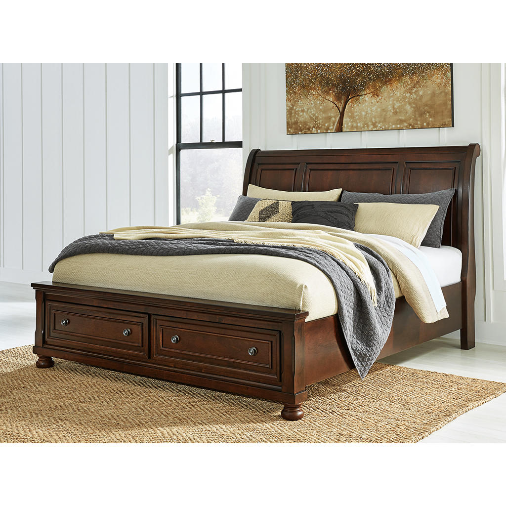 Porter King Sleigh Storage Bed Millennium® By Ashley Bedroom