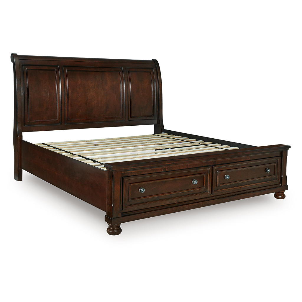 Porter California King Sleigh Storage Bed Millennium® By Ashley Bedroom