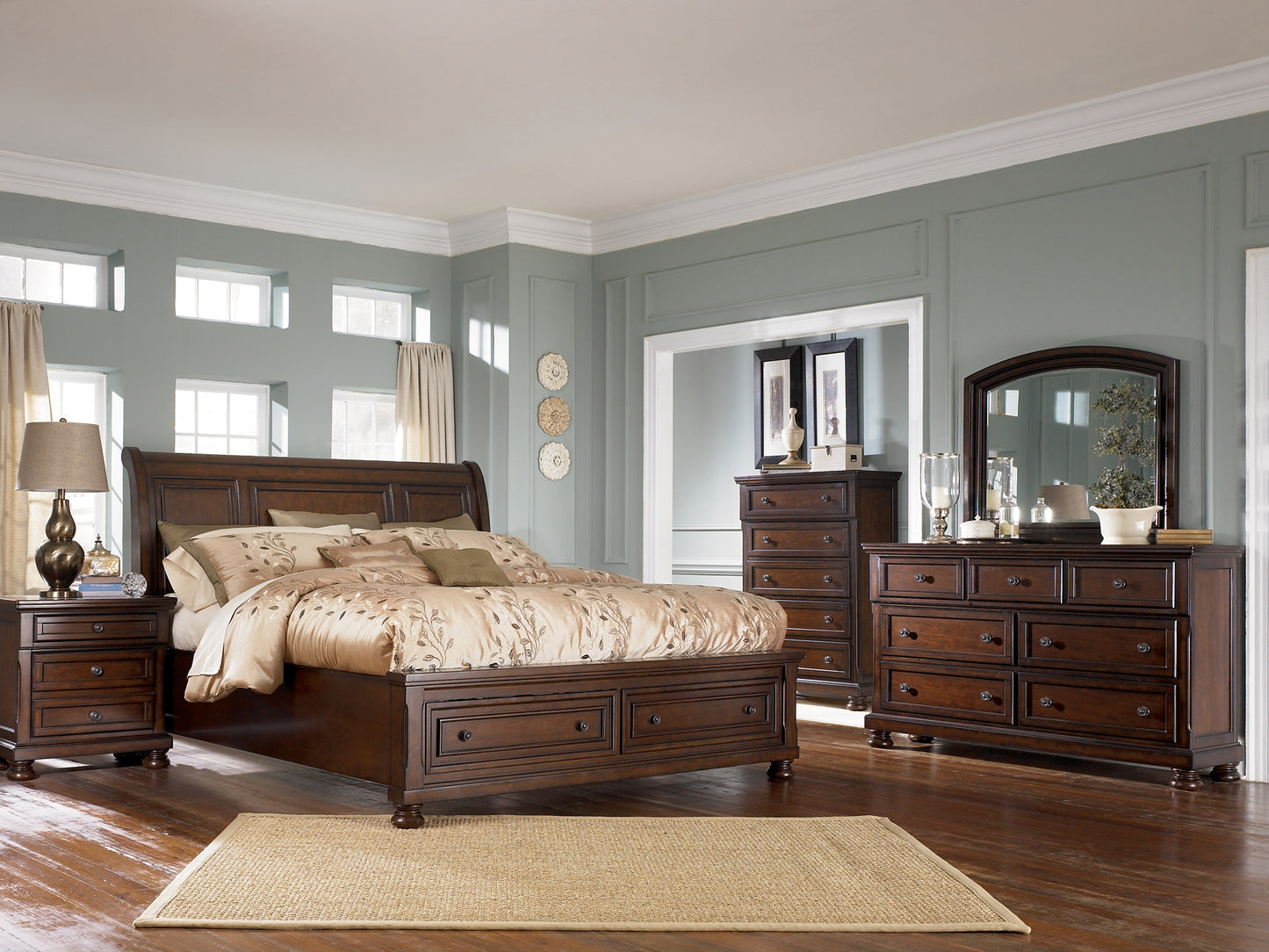 Porter California King Sleigh Bed