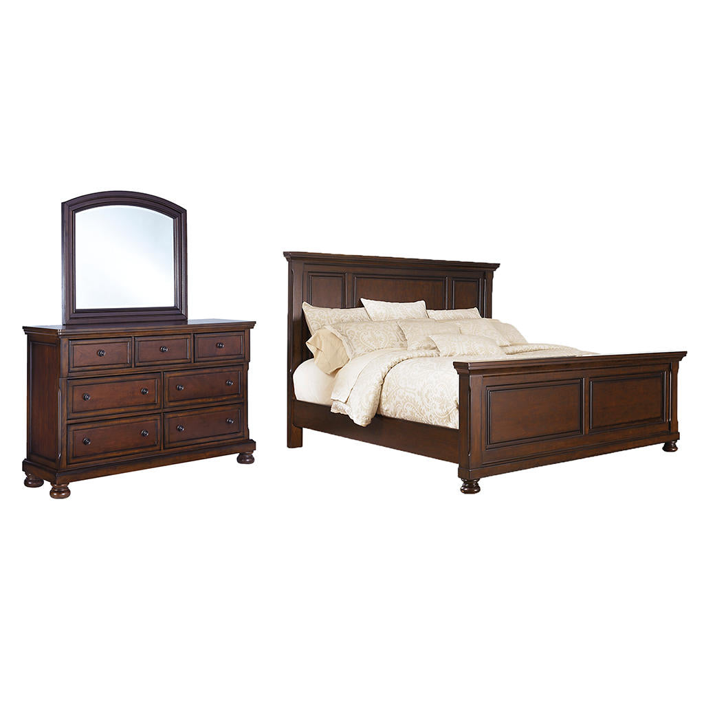 Porter California King Panel Bed, Dresser and Mirror Millennium® By Ashley Uncategorized