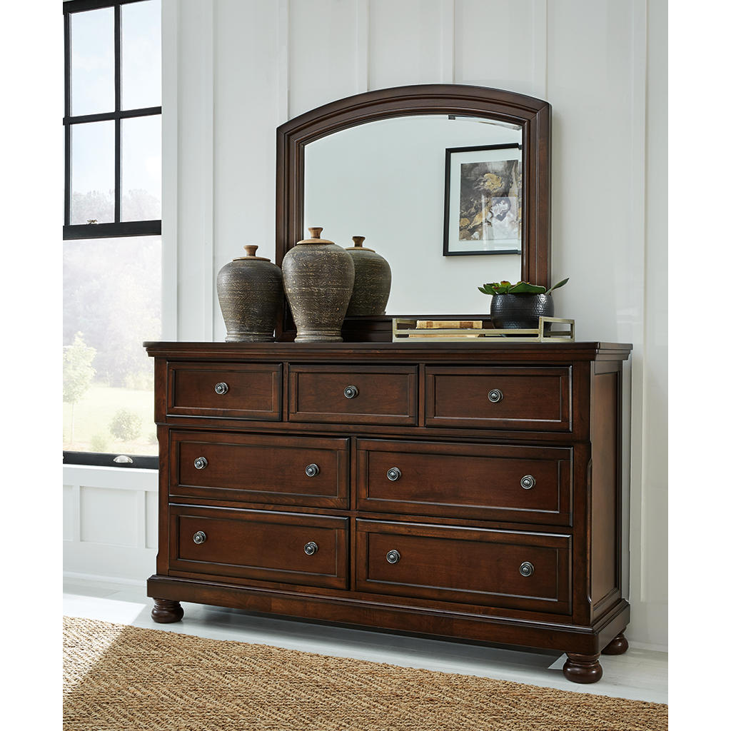 Porter California King Panel Bed, Dresser, Mirror and Chest Millennium® By Ashley Uncategorized