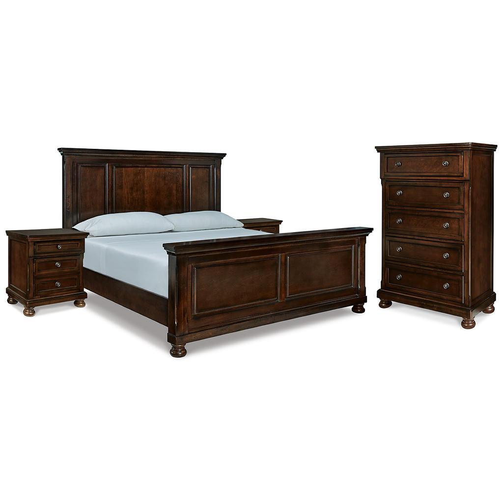 Porter King Panel Bed, Chest, 2 Nightstands Millennium® By Ashley Uncategorized