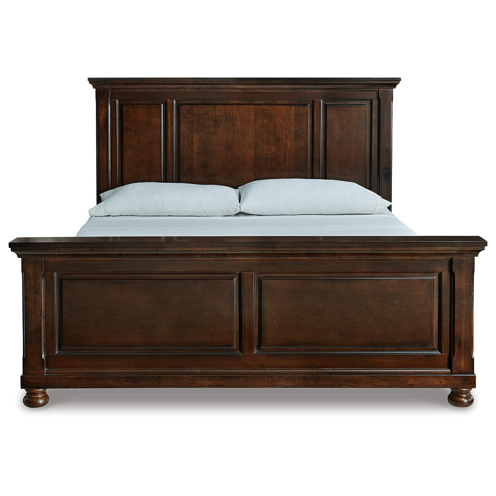 Porter California King Panel Bed, Dresser, Mirror, Chest and 2 Nightstands Millennium® By Ashley Uncategorized