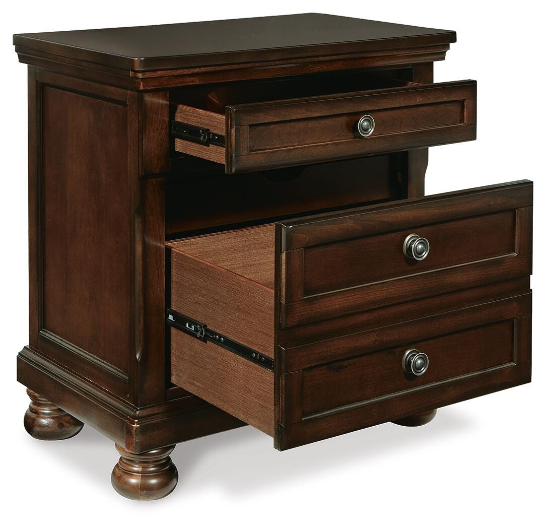 Porter Queen Panel Bed, Dresser, Mirror and 2 Nightstands