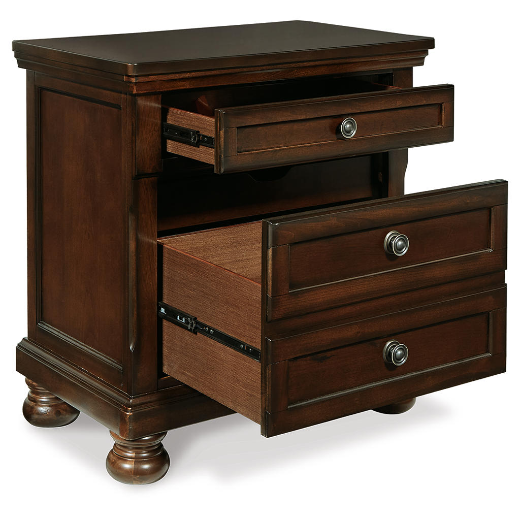 Porter California King Panel Bed, Dresser, Mirror, Chest and 2 Nightstands Millennium® By Ashley Uncategorized