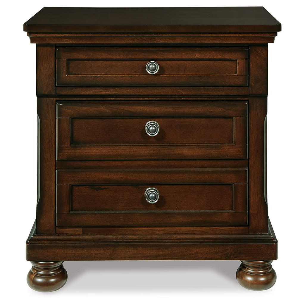 Porter California King Panel Bed, Dresser, Mirror, Chest and 2 Nightstands Millennium® By Ashley Uncategorized