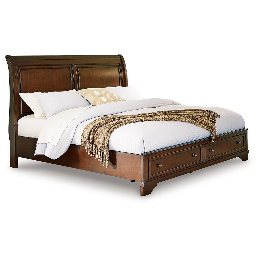 Trellington Queen Sleigh Storage Bed Signature Design by Ashley® Bedroom