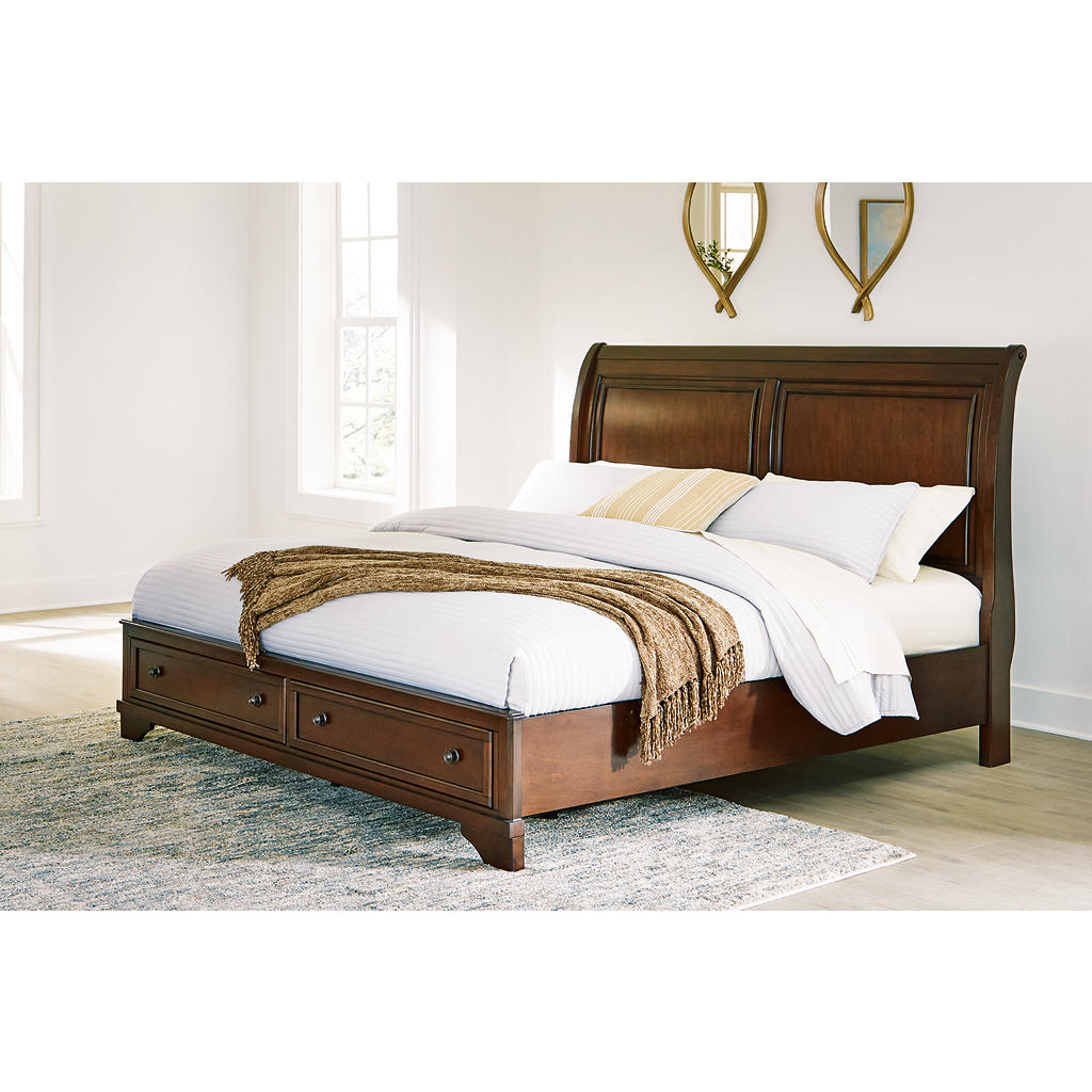 Trellington King Sleigh Storage Bed Signature Design by Ashley® Bedroom