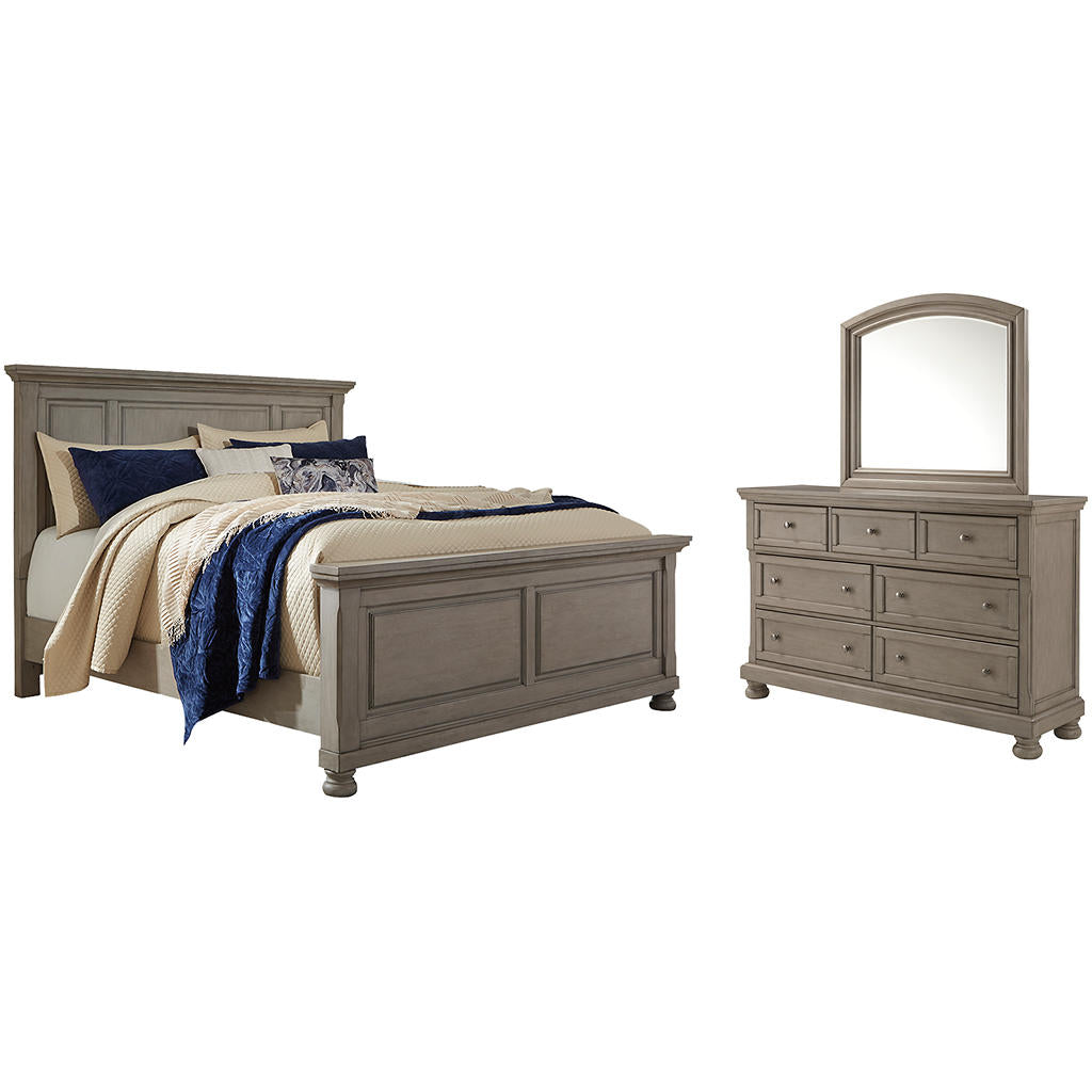 Lettner Queen Panel Bed, Dresser and Mirror Signature Design by Ashley® Uncategorized