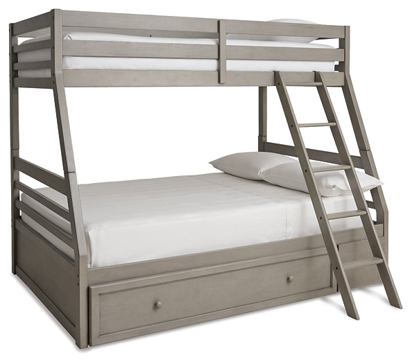 Lettner Twin over Full Bunk Bed and Dresser