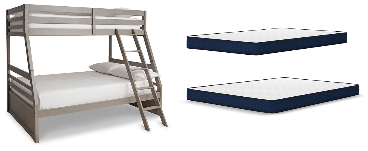 Lettner Twin over Full Bunk Bed with Mattresses