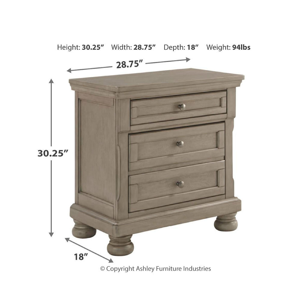 Lettner Queen Panel Storage Bed, Dresser, Mirror and Nightstand Signature Design by Ashley® Uncategorized
