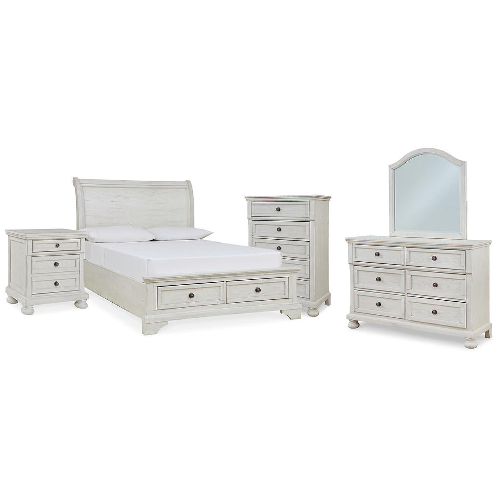 Robbinsdale Full Storage Sleigh Bed, Dresser, Mirror, Chest and Nightstand Signature Design by Ashley® Uncategorized