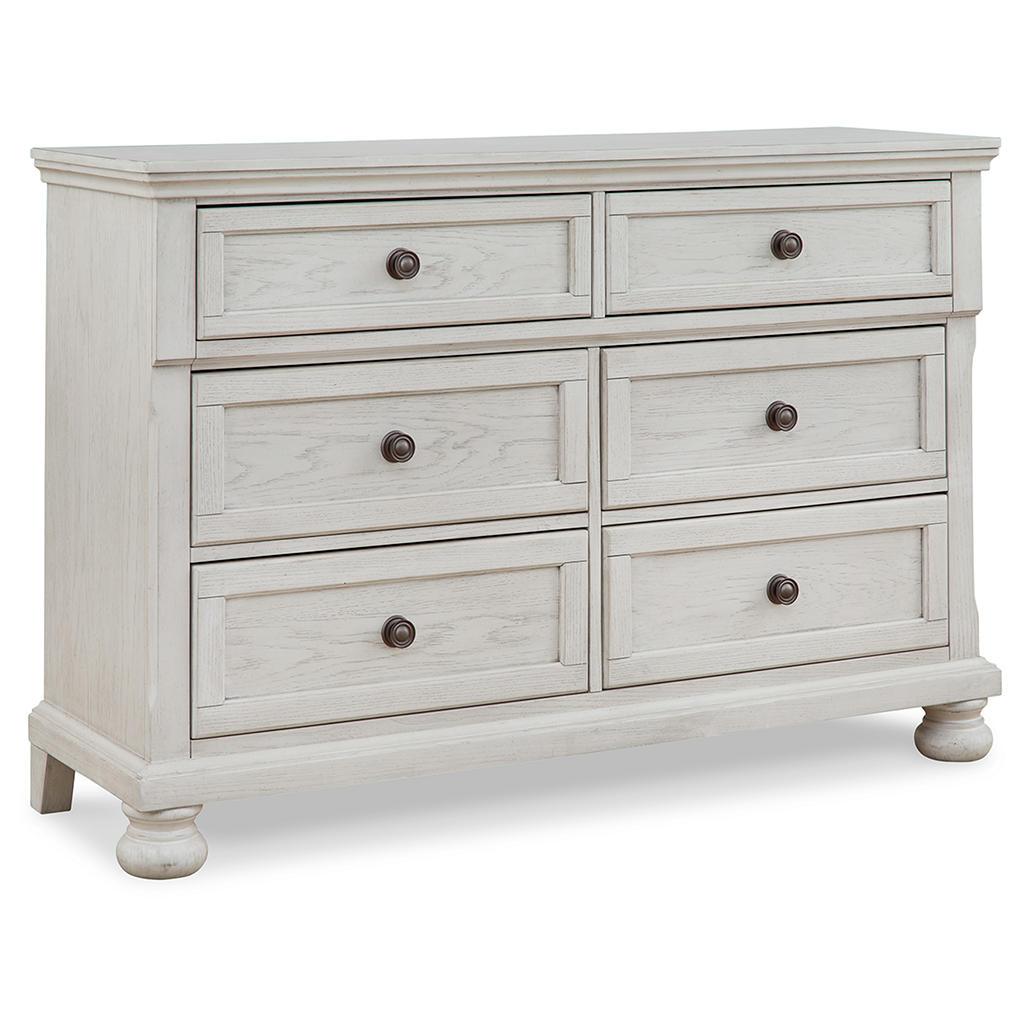 Robbinsdale Dresser — 6 Drawers, Felt-Lined Uppers Signature Design by Ashley® Bedroom