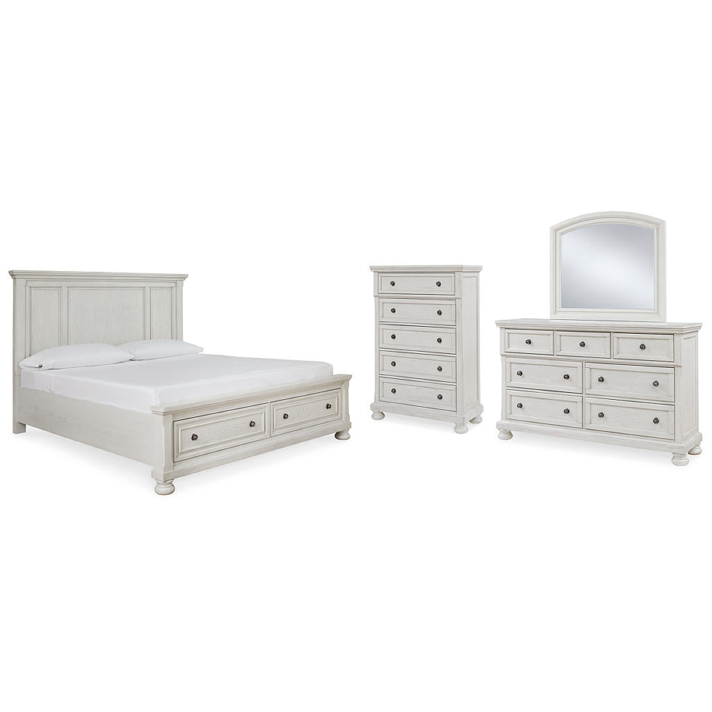 Robbinsdale Queen Panel Storage Bed, Dresser, Mirror and Chest Signature Design by Ashley® Uncategorized