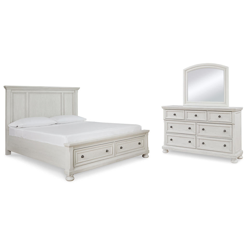 Robbinsdale Queen Panel Storage Bed, Dresser and Mirror Signature Design by Ashley® Uncategorized