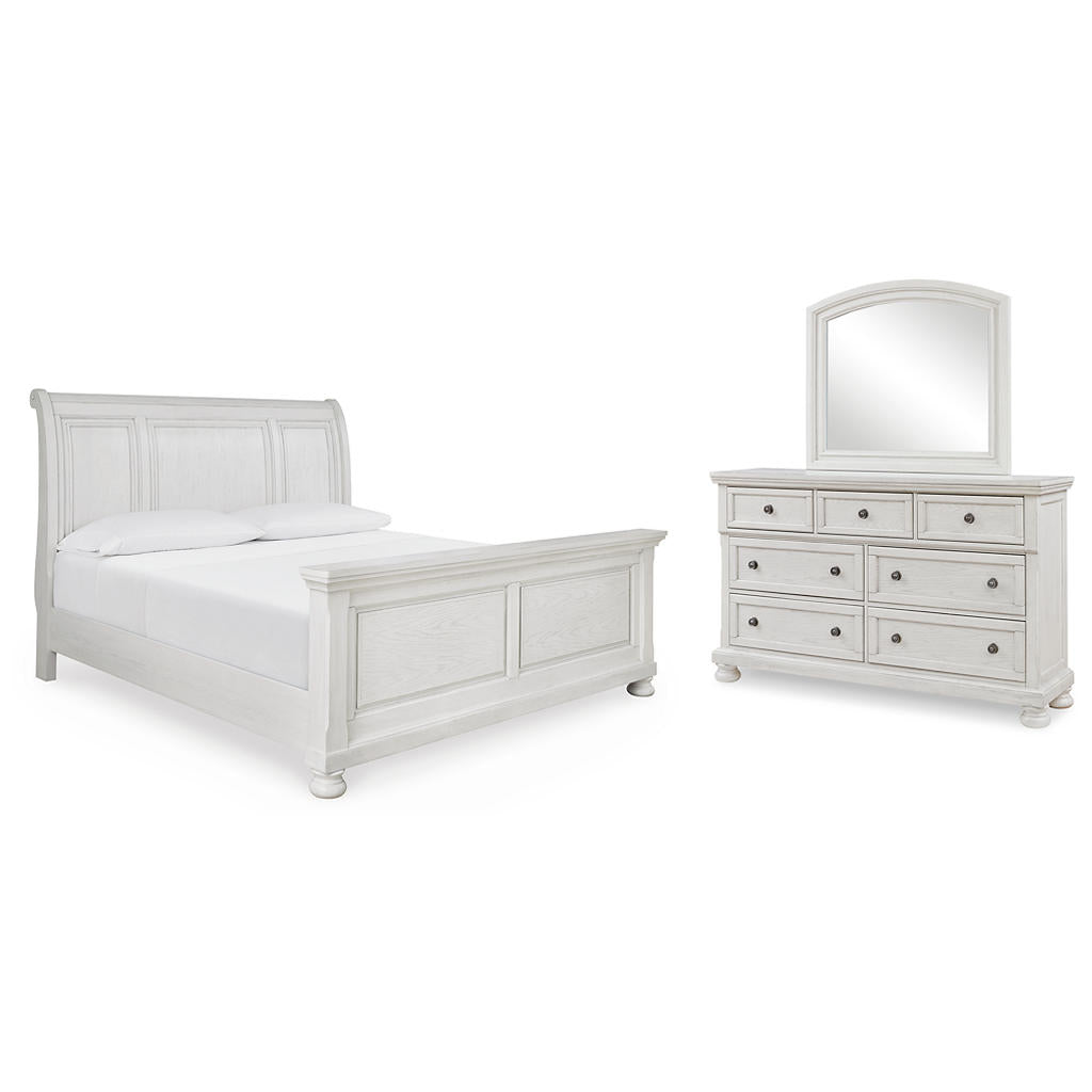 Robbinsdale King Sleigh Bed, Dresser and Mirror Signature Design by Ashley® Uncategorized