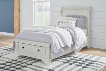 Robbinsdale Twin Sleigh Storage Bed Signature Design by Ashley® Beds