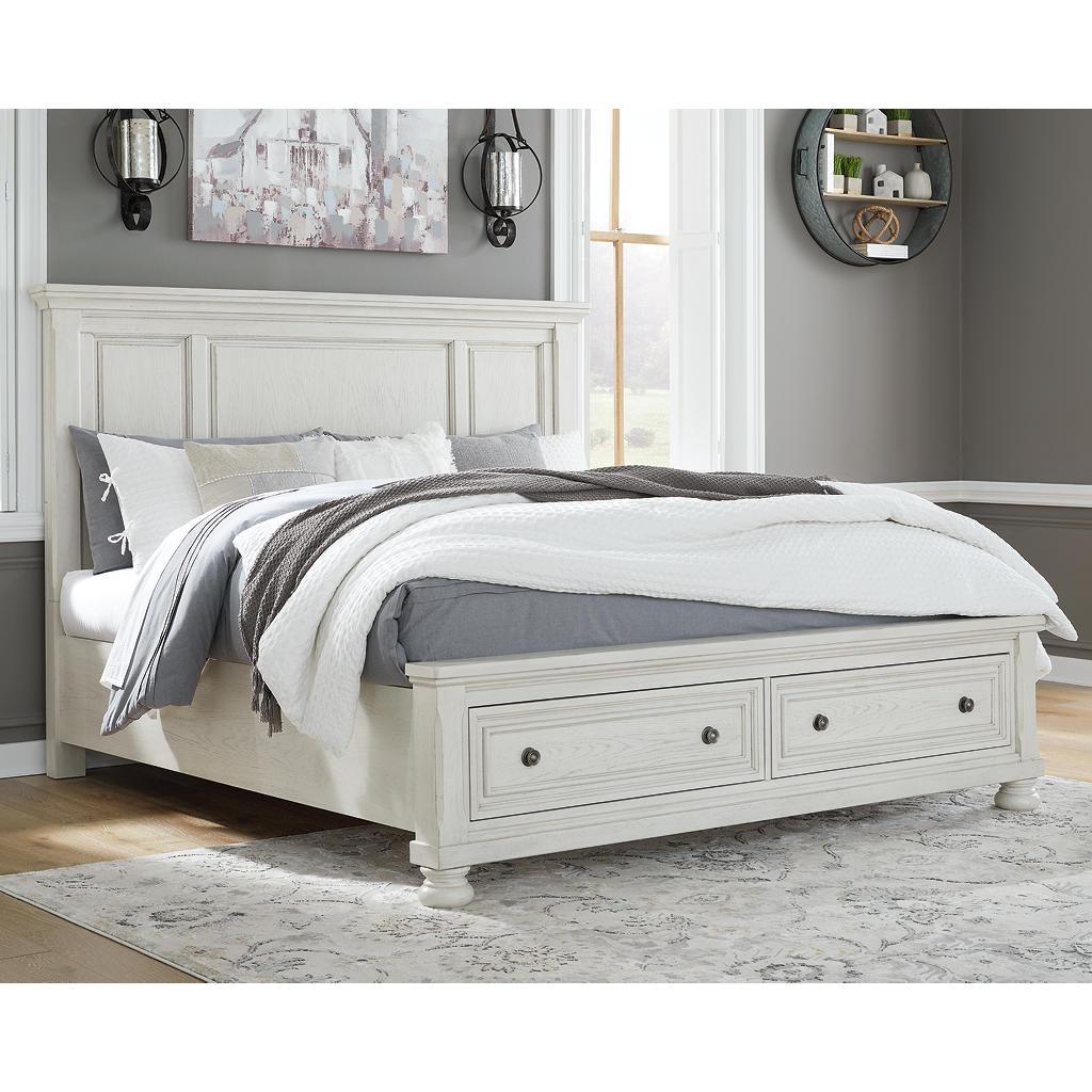 Robbinsdale King Storage Bed and 2 Nightstands Signature Design by Ashley® Uncategorized