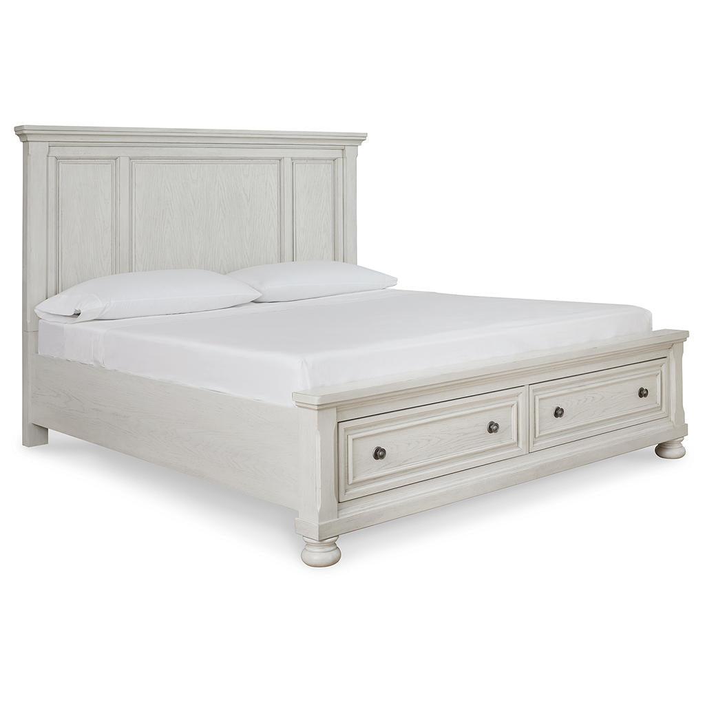 Robbinsdale King Storage Bed and 2 Nightstands Signature Design by Ashley® Uncategorized