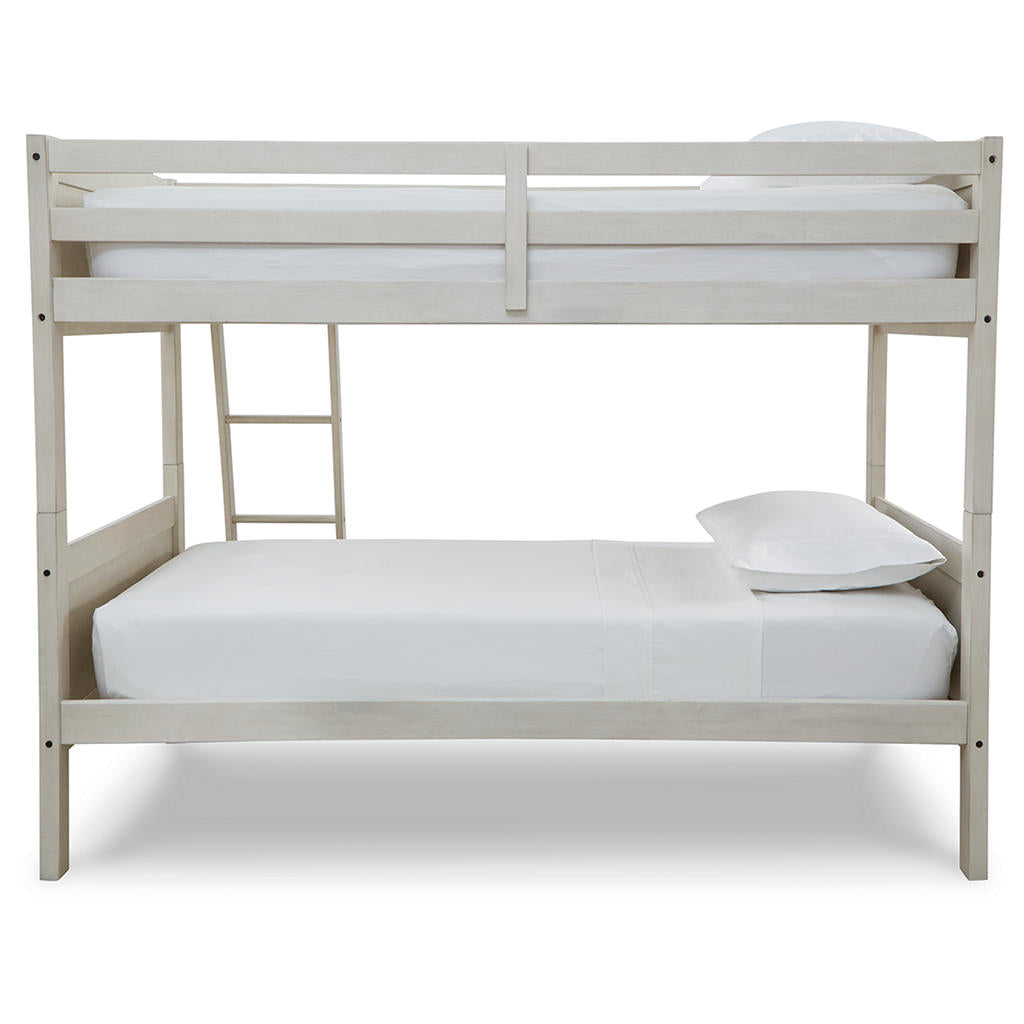 Robbinsdale Twin/Twin Bunk Bed with Ladder Signature Design by Ashley® Bunk Beds