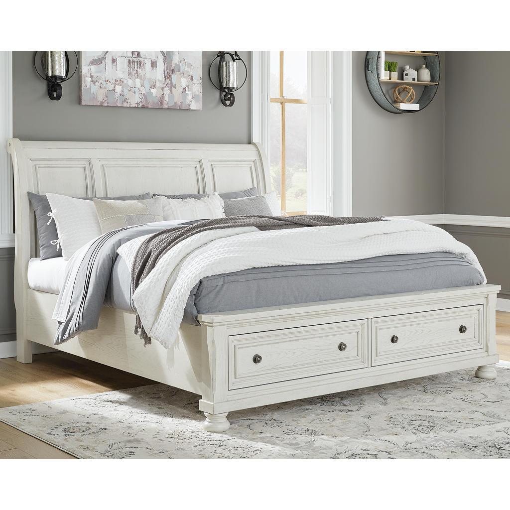 Robbinsdale California King Sleigh Storage Bed Signature Design by Ashley® Bedroom