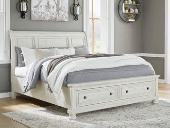 Robbinsdale California King Sleigh Storage Bed Signature Design by Ashley® Bedroom