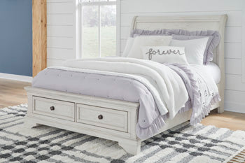 Robbinsdale Full Sleigh Storage Bed Signature Design by Ashley® Beds