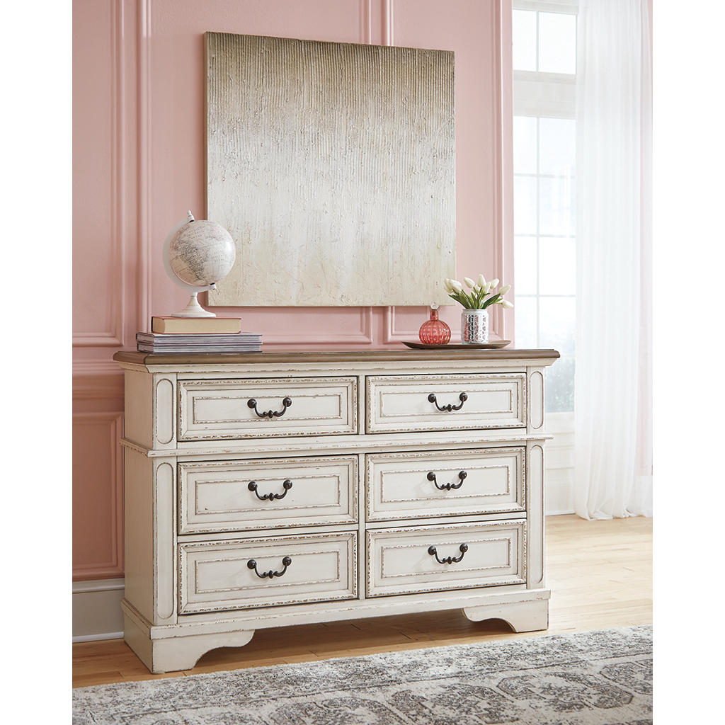 Realyn Queen Upholstered Panel Bed with Storage, Dresser and Nightstand Signature Design by Ashley® Uncategorized