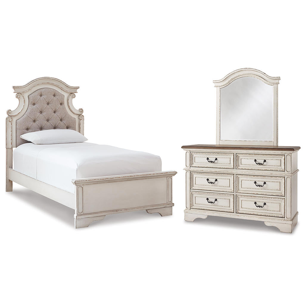Realyn Twin Bed, Dresser and Mirror Signature Design by Ashley® Uncategorized