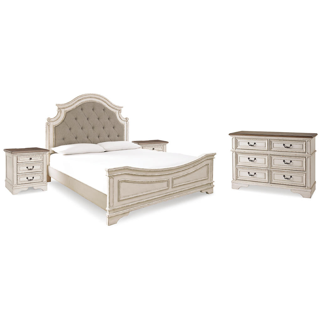 Realyn King Panel Bed, Dresser and 2 Nightstands Signature Design by Ashley® Uncategorized