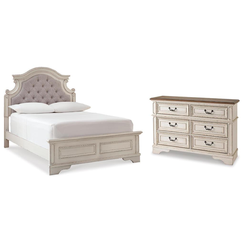 Realyn Full Upholstered Panel Bed with Dresser (B34) Signature Design by Ashley® Uncategorized