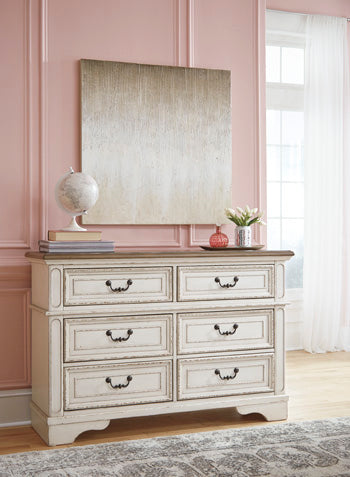 Realyn Dresser — 6 Drawers with Felt-Lined Tops Signature Design by Ashley® Bedroom
