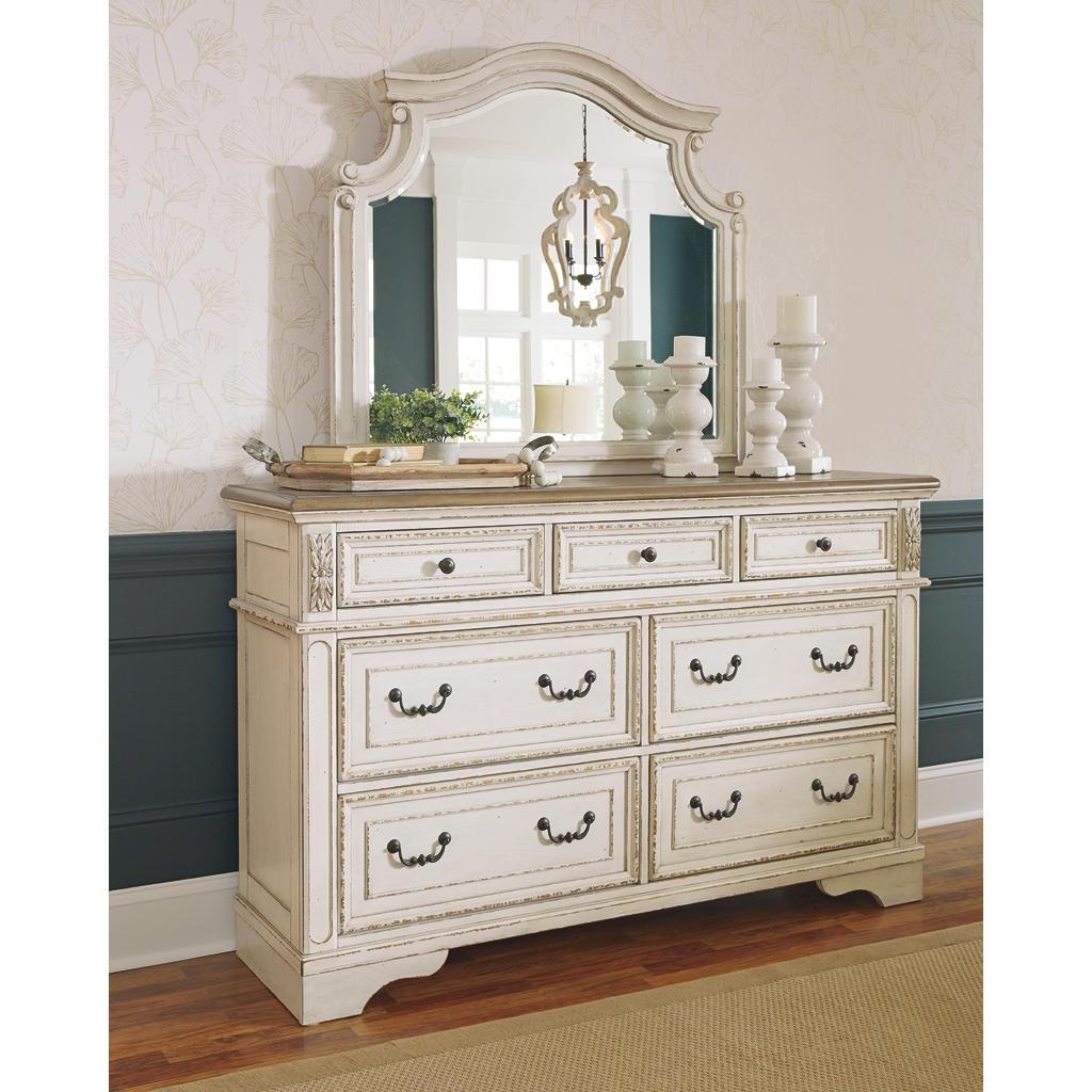 Realyn Dresser and Mirror Set — 7 Drawers Signature Design by Ashley® Bedroom