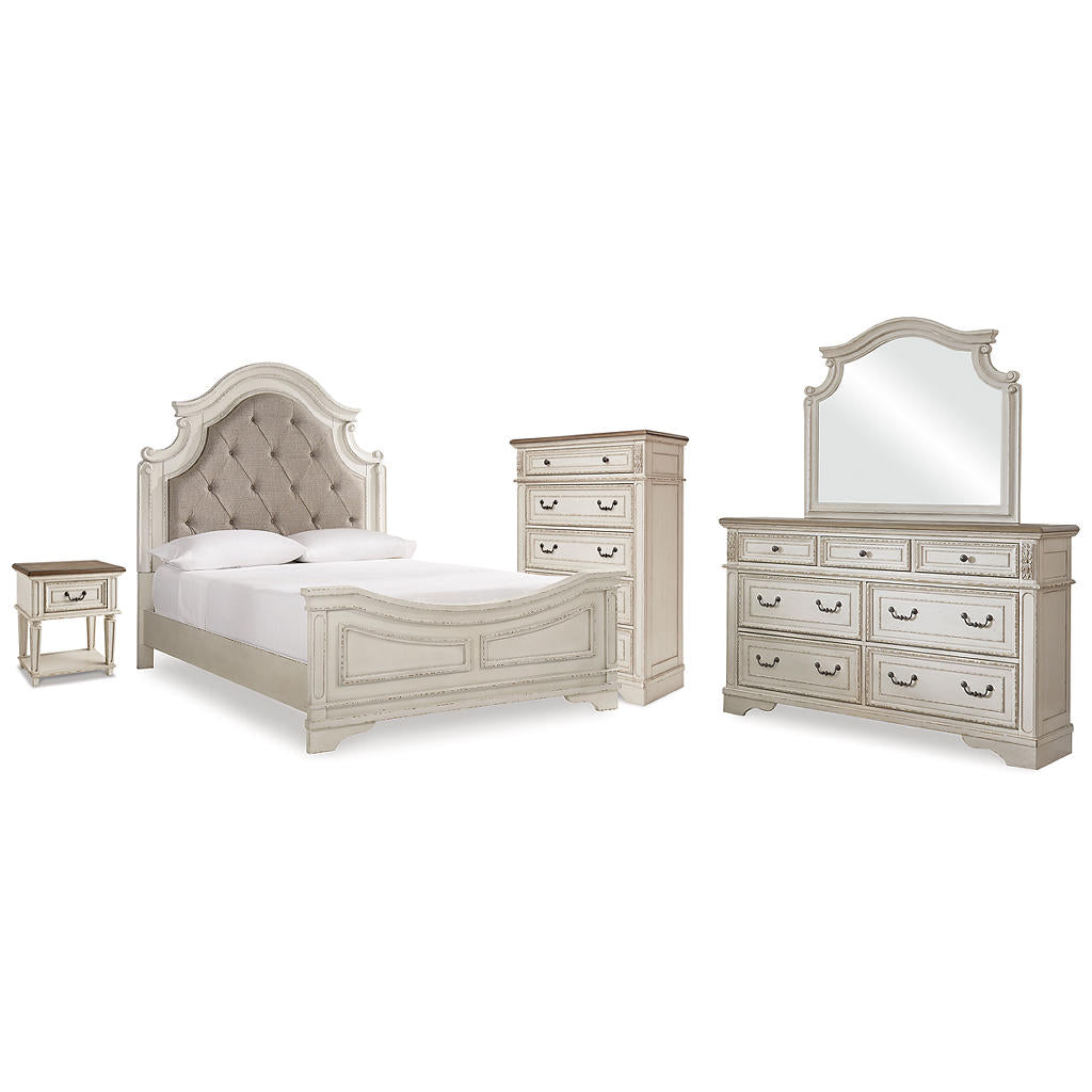 Realyn Queen Panel Bed Dresser, Mirror, Chest and Nightstand Signature Design by Ashley® Uncategorized
