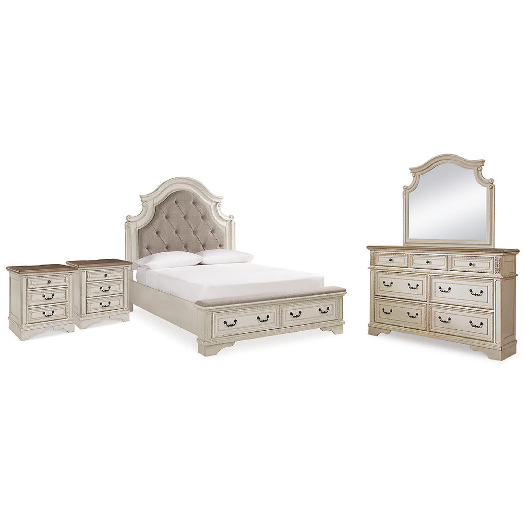 Realyn Queen Panel Bed, Dresser, Mirror and 2 Nightstands Signature Design by Ashley® Uncategorized