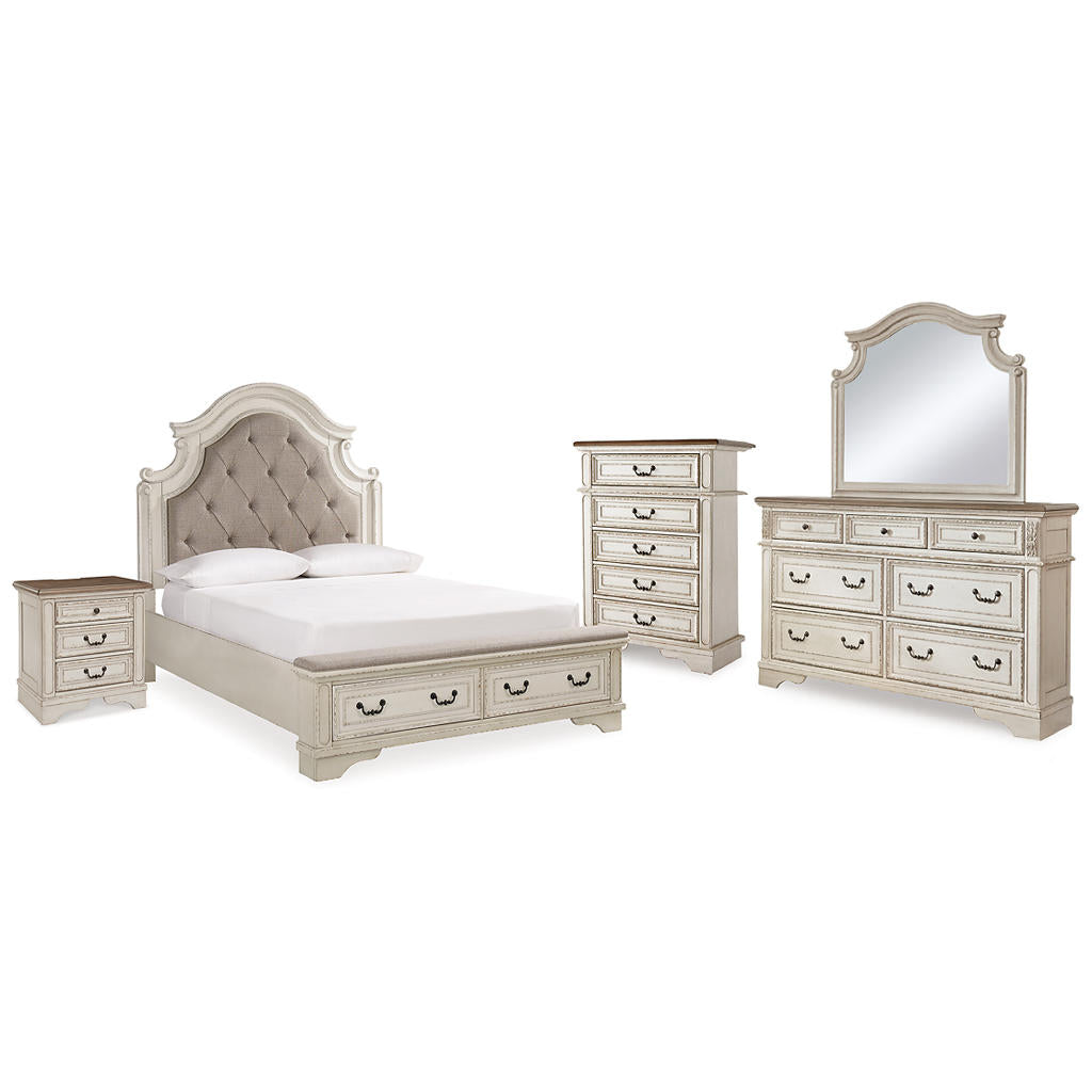 Realyn Queen Panel Bed, Dresser, Mirror, Chest and Nightstand Signature Design by Ashley® Uncategorized