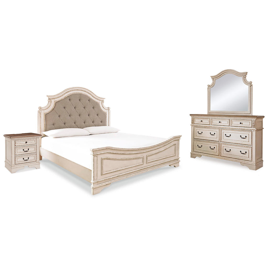 Realyn California King Bed, Dresser, Mirror and Nightstand Signature Design by Ashley® Uncategorized