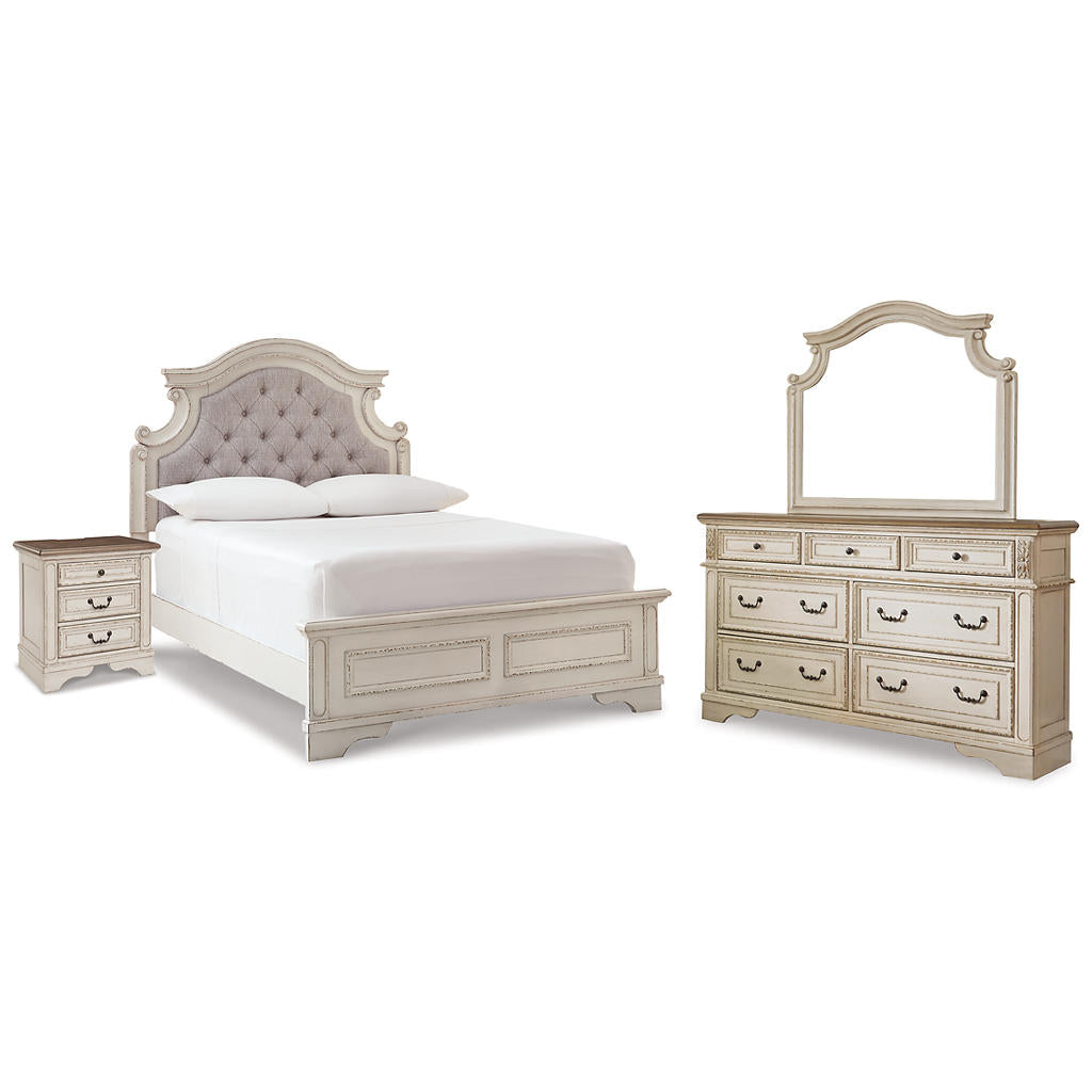 Realyn Full Panel Bed, Dresser, Mirror and Nightstand Signature Design by Ashley® Uncategorized