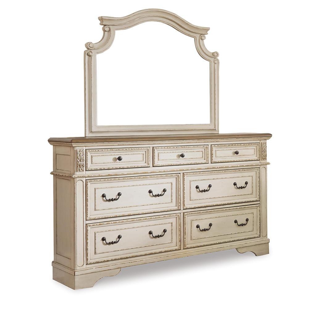 Realyn King Bed with Mirrored Dresser and Nightstand Signature Design by Ashley® Uncategorized