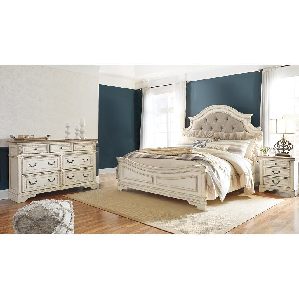 Realyn King Upholstered Panel Bed and Dresser Signature Design by Ashley® Uncategorized