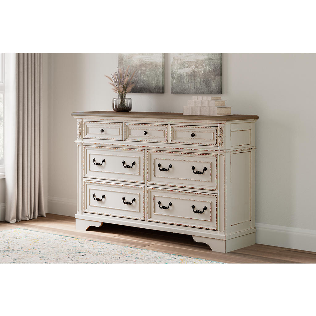 Realyn Queen Upholstery Panel Bed, Dresser, Chest, Nightstand, and Vanity Set Signature Design by Ashley® Uncategorized