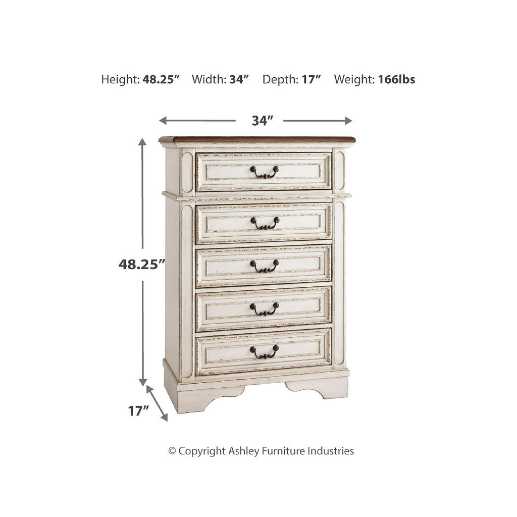 Realyn Full Panel Bed, Dresser, Mirror and Chest Signature Design by Ashley® Uncategorized