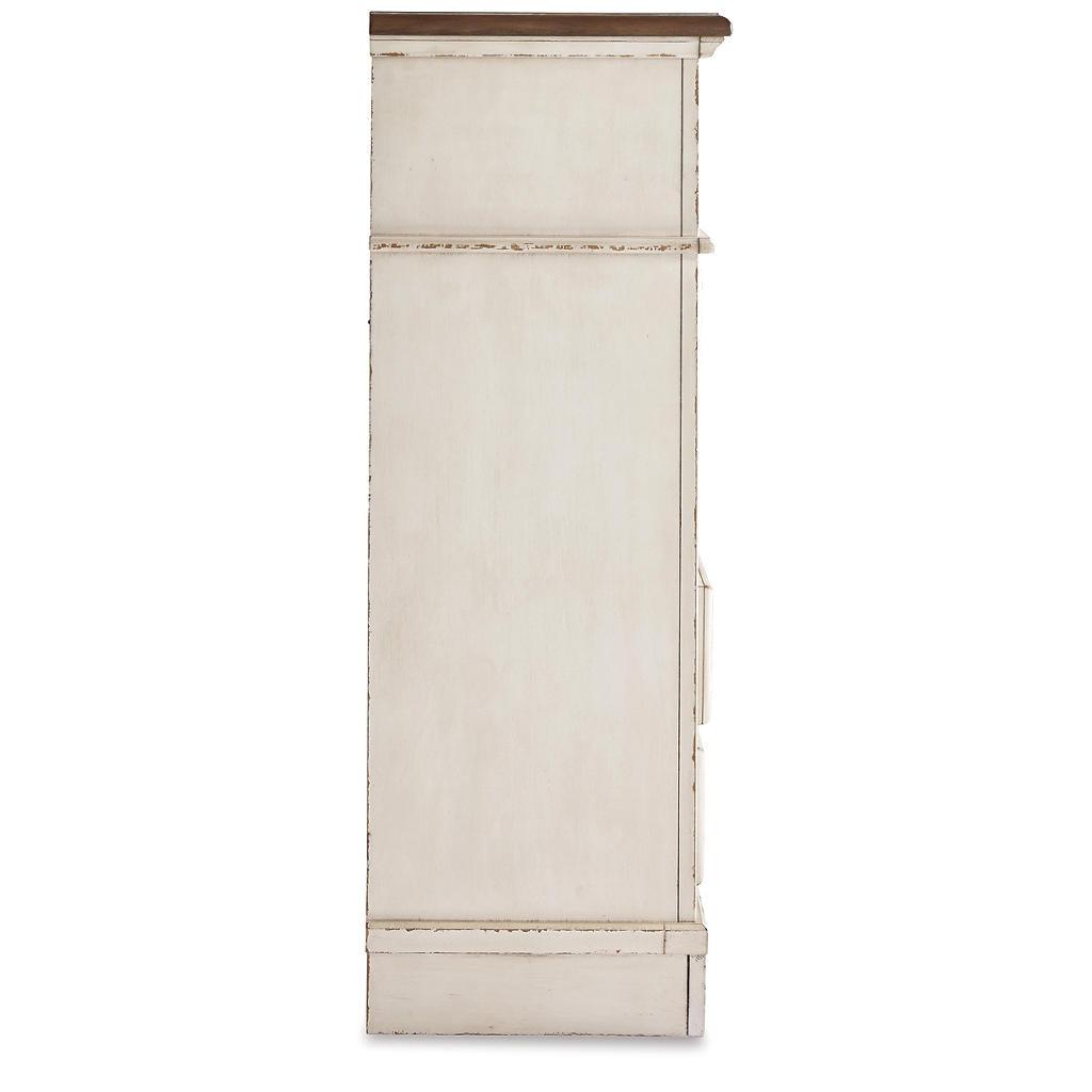 Realyn Chest of Drawers — Felt-Lined Top, Chipped White Signature Design by Ashley® Bedroom