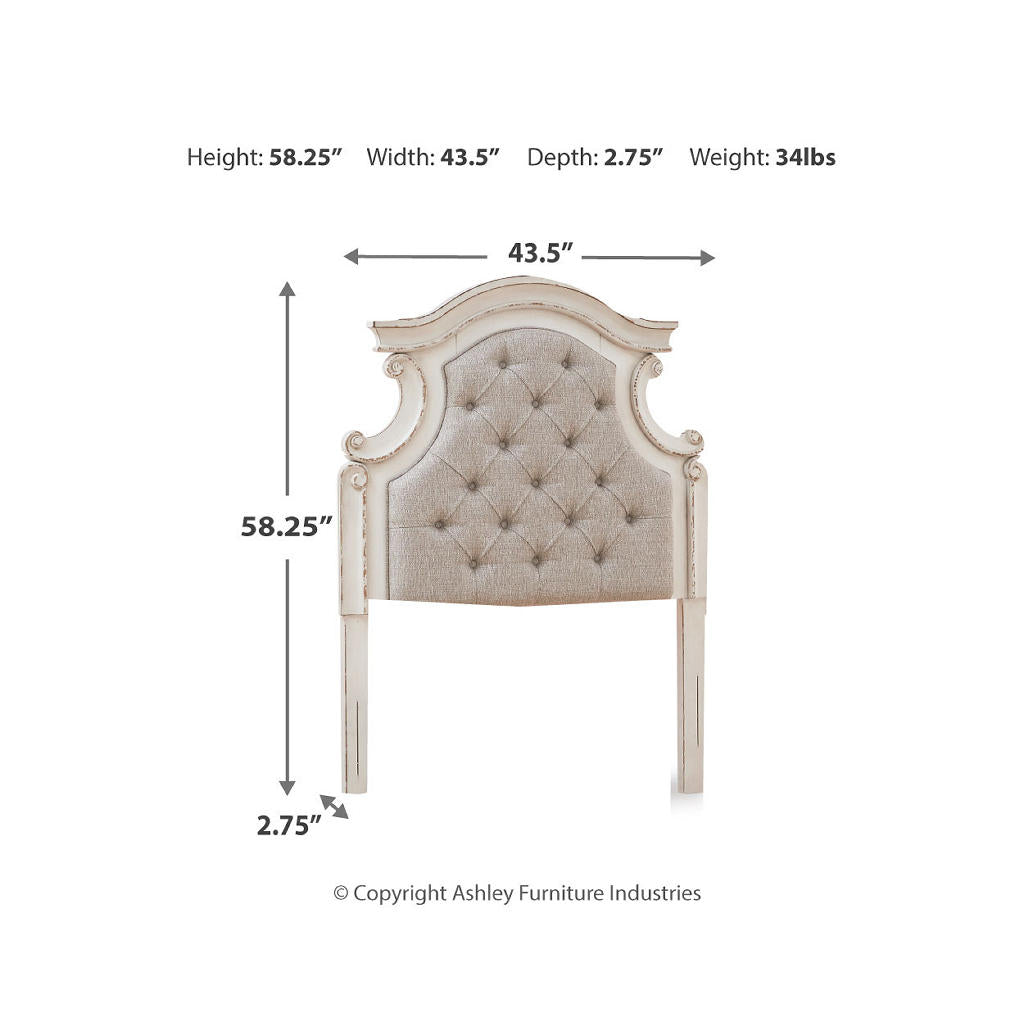 Realyn Twin Upholstered Panel Headboard Signature Design by Ashley® Headboards