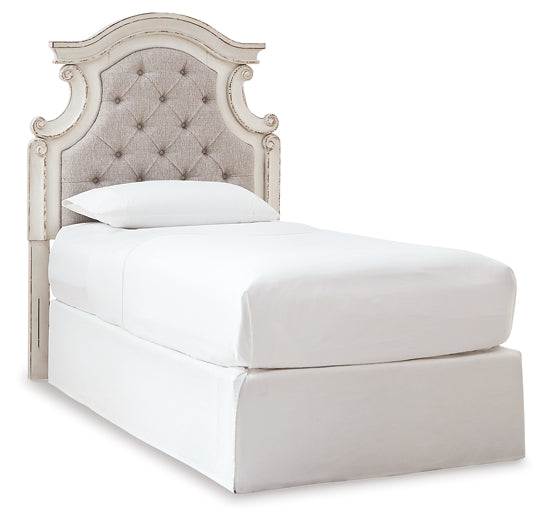 Realyn Twin Upholstered Panel Headboard