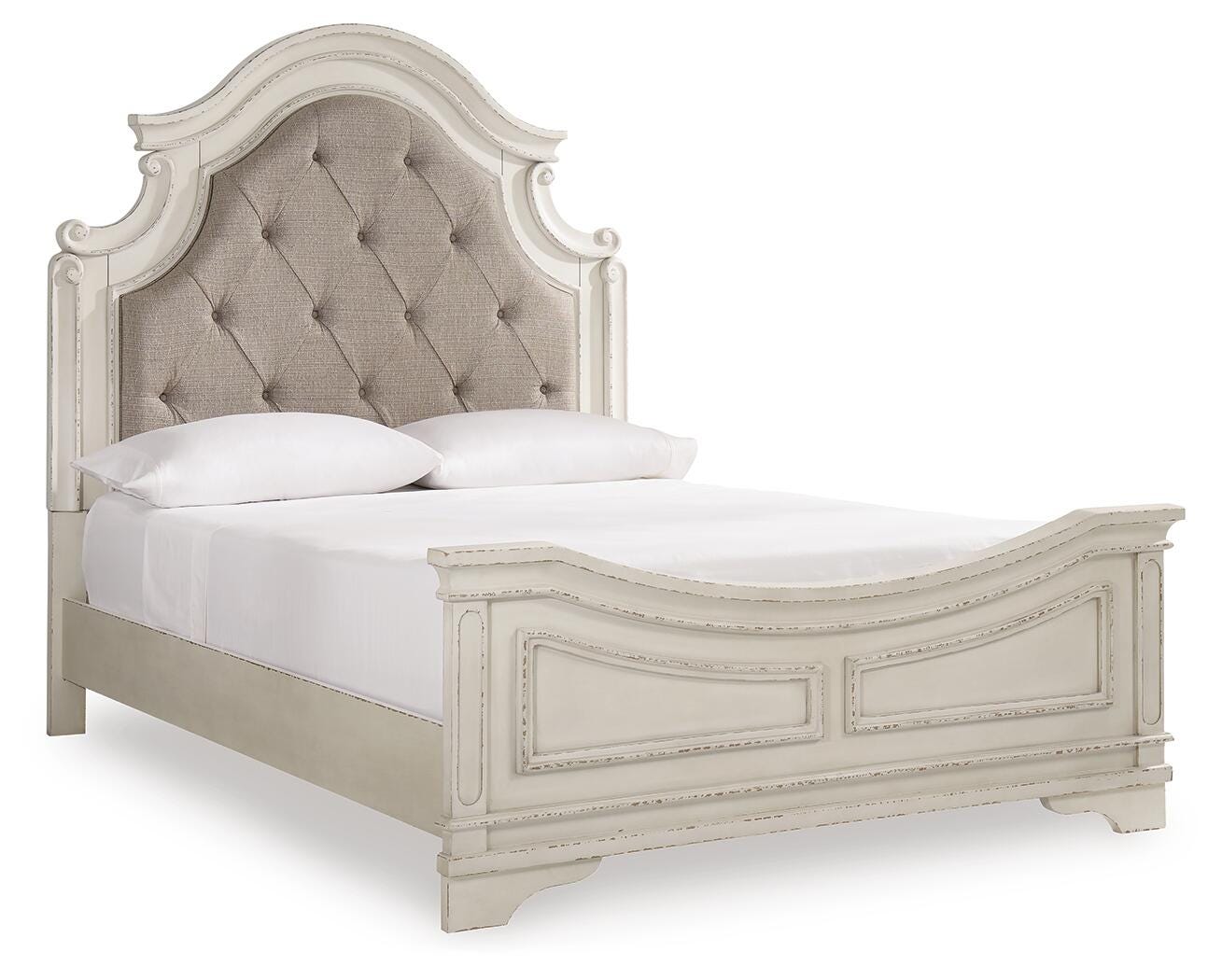 Realyn Queen Upholstered Panel Bed, Dresser and Nightstand Signature Design by Ashley® Bedroom